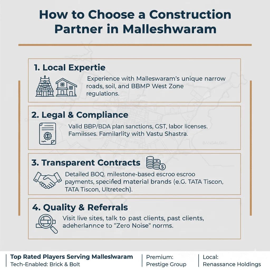 Construction Company in Malleshwaram Bangalore - Builtline Construction